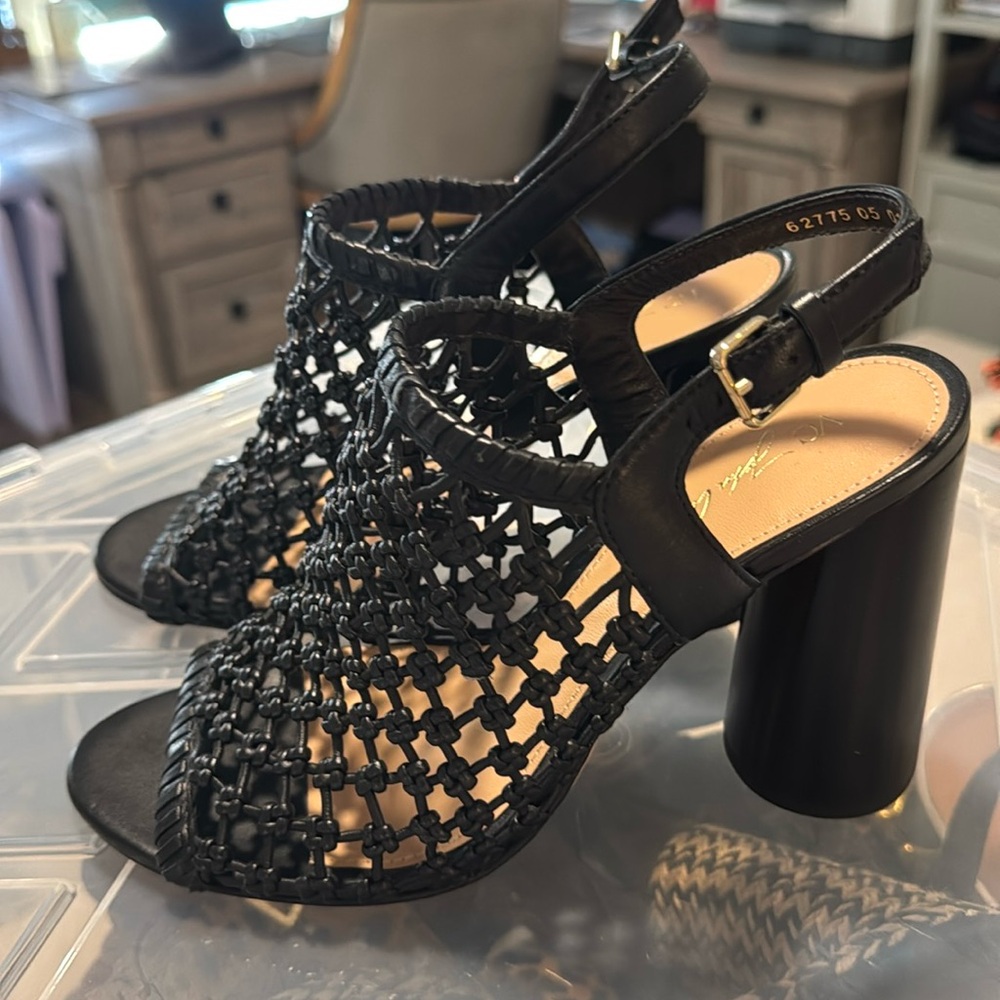 John Camuto mesh heels